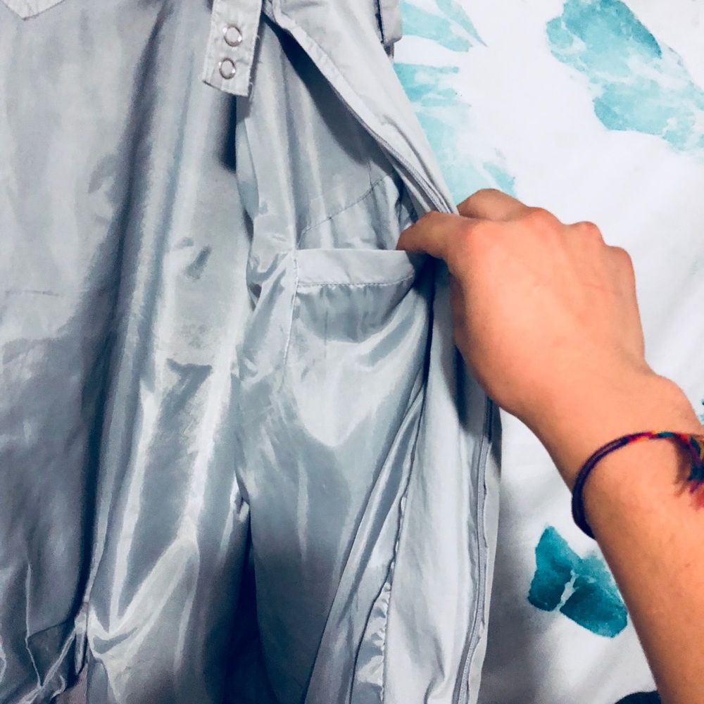 Silver retro jacket - Picture 3 of 4